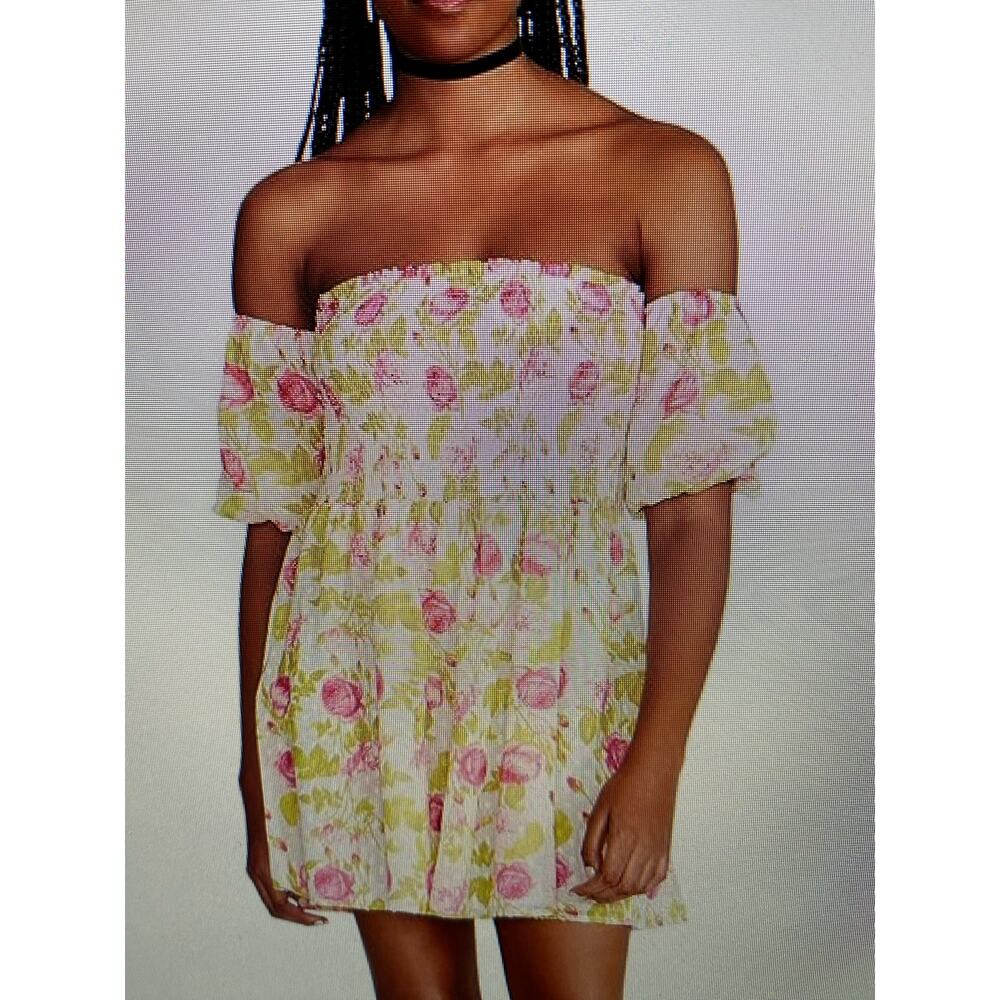 NWT Betsey Johnson Ariana mini dress floral small
